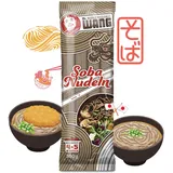 Soba Nudeln 300g - Japanische Weizennudeln mit herb-nussigem Geschmack aus Buchweizen für Suppen und Wok Gerichte - Vegan