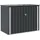 vidaXL Gartenlagerbox 151,5 x 82 x 110,5 cm Stahl schwarz