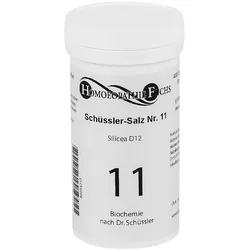 HOMOEOPATHIEFUCHS Schüssler-Salz Nummer 11 Silicea D12 Bicochemie