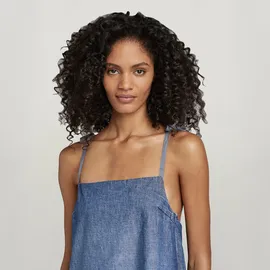 G-Star Para Simple Kurzes ärmelloses Kleid Faded Ionic Blue S