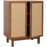 MCW Highboard M51 98 x 79 x 42 cm Walnuss-Optik / Braun