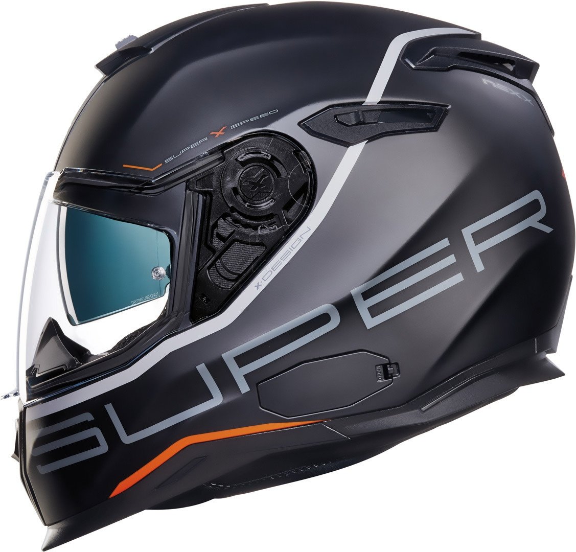 Nexx SX.100 Superspeed Helm, schwarz, Größe XS für Männer