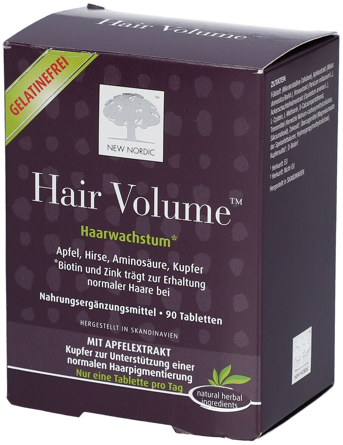 NEW Nordic Hair VolumeTM Tabletten 90 St 90 St Tabletten