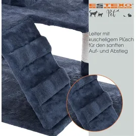 Estexo Coco Kratzbaum 130 cm dunkelgrau