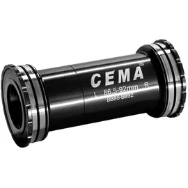 Cema Bb86-bb92 Stainless Steel Shimano Lagerschalen - Black - 86.5/92 mm