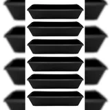 Buri 1-6 Stück Komplettset 60 x 40 x 20 cm Schwarz