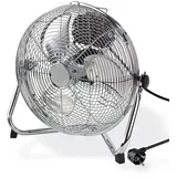 DEMA Metall Bodenventilator 30 cm Standventilator Silber
