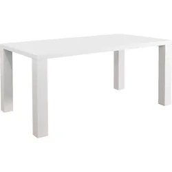 Esstisch SALESFEVER, weiß, B:180cm H:76cm T:90cm, Tische, in edlem Hochglanz