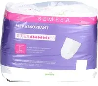 Marque Verte Semesa Slip Absorbant Super - Large Serviette hygienique 14 pc(s)