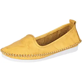 Andrea Conti Damen Slipper gelb, - weiß, Größe 41