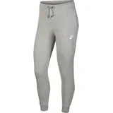 Nike Essential Fleece Jogginghose grau/weiß M