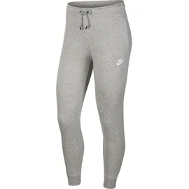 Nike Essential Fleece Jogginghose grau/weiß M