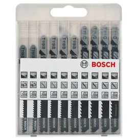 Bosch Stichsägeblatt-Set Basic for Wood 10-teilig