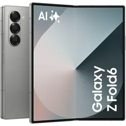 SAMSUNG Smartphone "Galaxy Z Fold 6", silber, 256 GB, Mobiltelefone, AI-Funktionen