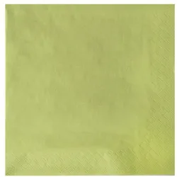 Papstar 250 Servietten 3-lagig limonengrün - 40x40 cm grün, 40x40 cm