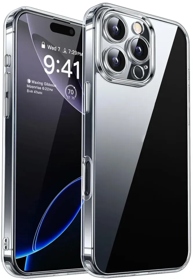 Schutzhülle für iPhone 16 Kamera Case Panzerhülle Handyhülle Cover Tasche Transparent Smartphone Bumper