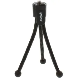 InLine Mini-Stativ für Digitalkameras - 12,5cm Höhe - schwarz