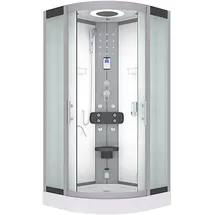 AcquaVapore Dampfdusche Duschkabine Sauna Dusche D58-10m2 90x90 cm ohne 2k Scheiben Versiegelung