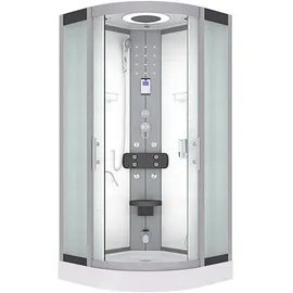 AcquaVapore Dampfdusche Duschkabine Sauna Dusche D58-10m2 90x90 cm ohne 2k Scheiben Versiegelung