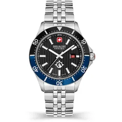 SWISS MILITARY HANOWA - FLAGSHIP X - Metallarmband - black dial