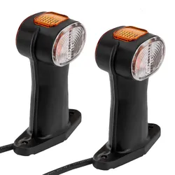 Set aus zwei ASPÖCK SUPERPOINT II Universal-Umrissleuchten auf einem Gummiarm