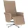 vidaXL Relaxsessel mit Fußteil Kunstleder 56 x 107,5 x 85 cm Cappuccino-Braun drehbar