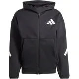 Adidas Z.N.E. Reißverschlusspullover Black / White XL