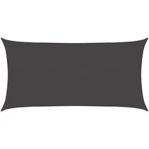 vidaXL Sonnensegel Anthrazit 2,5 x 6 m HDPE