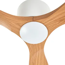 LUCANDE Moneno 131 cm Deckenventilator Weiß