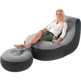 Intex Aufblasbarer Sessel mit Puff Ultra Lounge Relax 68564n -