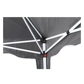 Chillroi Faltpavillon 3 x 3 m grau inkl. 4 Seitenteile