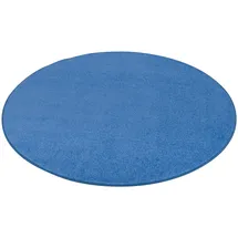 Snapstyle Snapstyle, Trend Velours Teppich Blau Rund