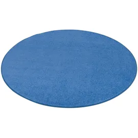Snapstyle Snapstyle, Trend Velours Teppich Blau Rund