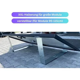 myvoltaics Balkonkraftwerk bifazial 1760 W inkl. Anker Solarbank 3 5,4 kWh