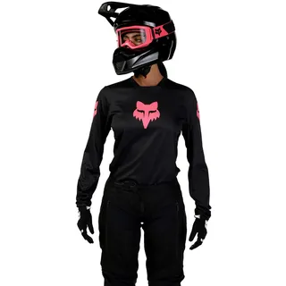 Fox Racing Wmns Blackout Jersey Windbreaker Damen, Schwarz, L