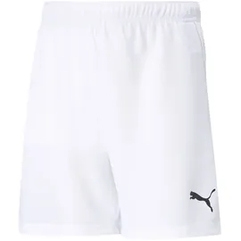 Puma teamRISE Shorts Kinder white/black 140