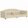 vidaXL Tagesbett Ausziehbar mit Schubladen 90 x 200 cm creme