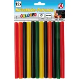 BGS Do it yourself Heißklebe-Patronen bunt Ø 11 mm, 150 mm 12-tlg.