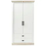 Möbel Kraft Stauraumschrank 107 x 201 x 38,0 cm weiß