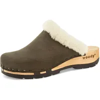 Woody Damen Marie Clog, Cioccolato, 41 EU