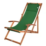 CASARIA Deckchair 94 x 60 x 94 cm grün