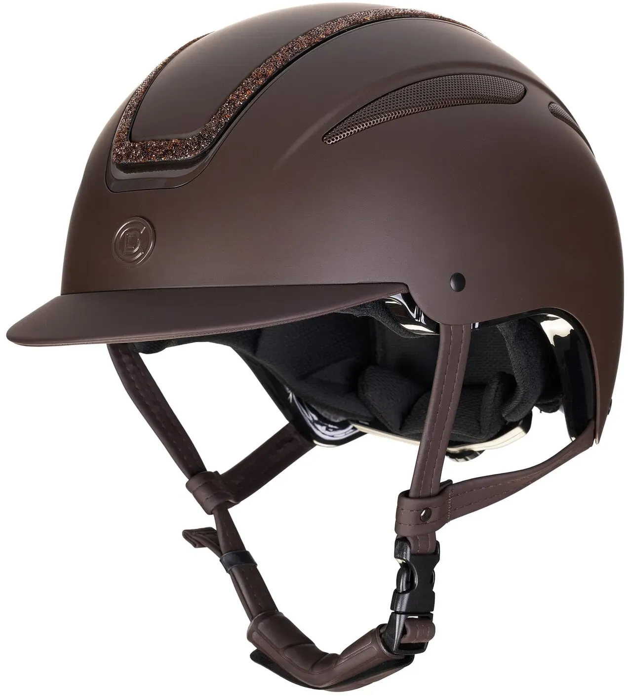 Cheval de Luxe Reithelm Bergamo dark brown L (59-61)