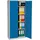 Gürkan Stahlschrank Metall 80,0 x 38,0 x 180,0 cm blau/lichtgrau abschließbar