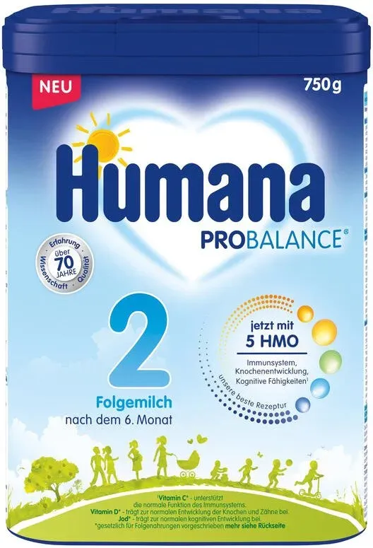 Humana Folgemilch 2 Probalance 5HMO 750 g