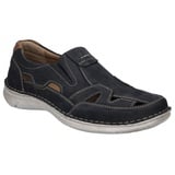 Josef Seibel Herren Slipper Anvers 77«, Bäcker Sandale, Komfortschuh mit Wechselfußbett, Gr. 39 navy, - 68968949-39