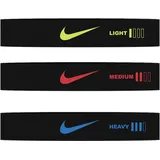 Nike Resistance Mini 3er Pack Schwarz
