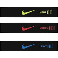 Nike Resistance Mini 3er Pack Schwarz