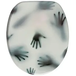 Sanilo WC-Sitz Shadow Hands grau