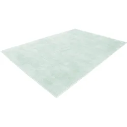 Teppich KAYOOM "Bali 110", blau (pastellblau), B:160cm H:40mm L:230cm, Polyester, Teppiche, flauschig und weich, UNI-Farben, hochflorig, hochwertiges Material