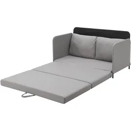 [en.casa] Schlafsofa Soini 2-Sitzer Hellgrau